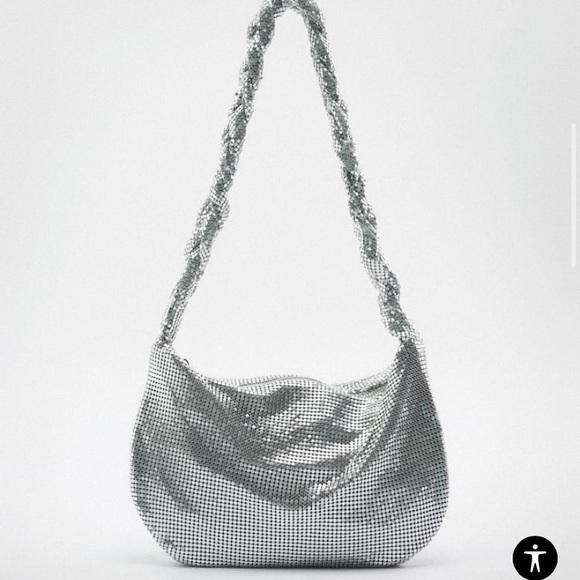 Zara sparkly shoulder bag - Picture 2 of 10